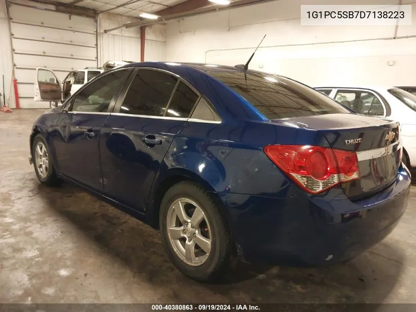 1G1PC5SB7D7138223 2013 Chevrolet Cruze 1Lt Auto