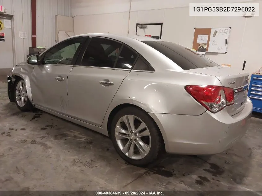 1G1PG5SB2D7296022 2013 Chevrolet Cruze Ltz