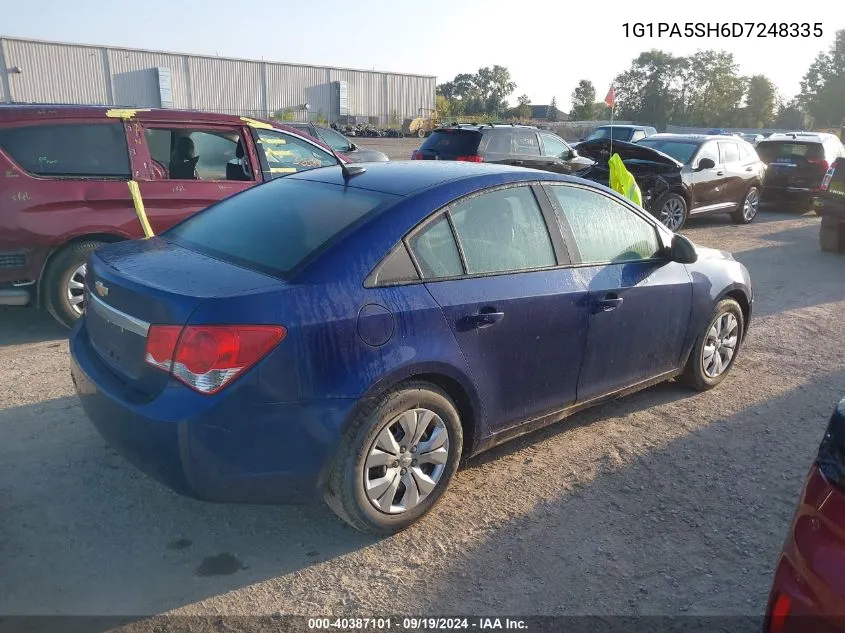 1G1PA5SH6D7248335 2013 Chevrolet Cruze Ls Auto