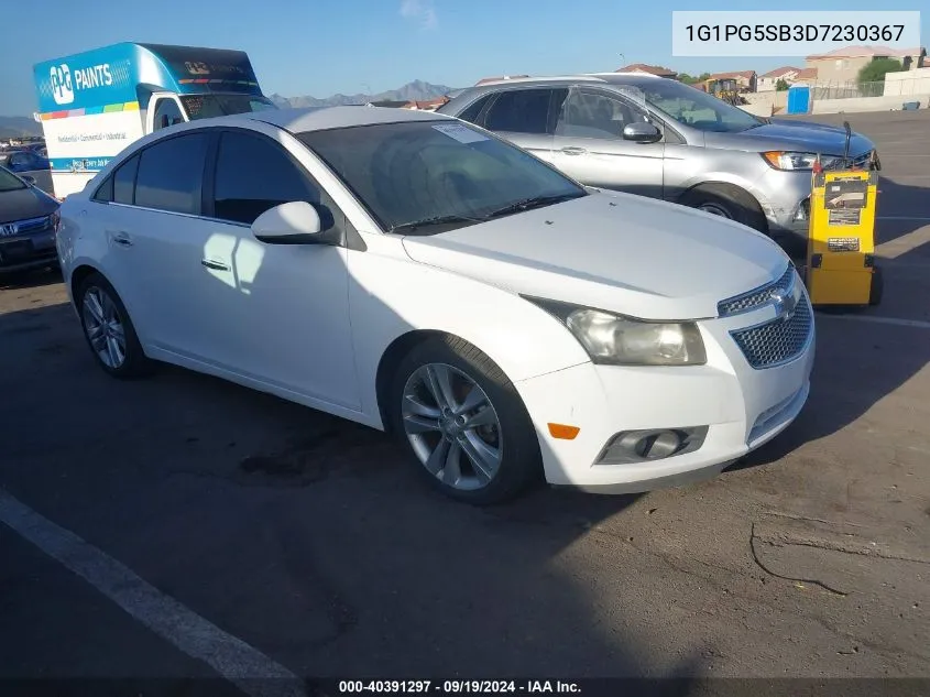 2013 Chevrolet Cruze Ltz VIN: 1G1PG5SB3D7230367 Lot: 40391297