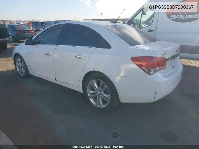 1G1PG5SB3D7230367 2013 Chevrolet Cruze Ltz