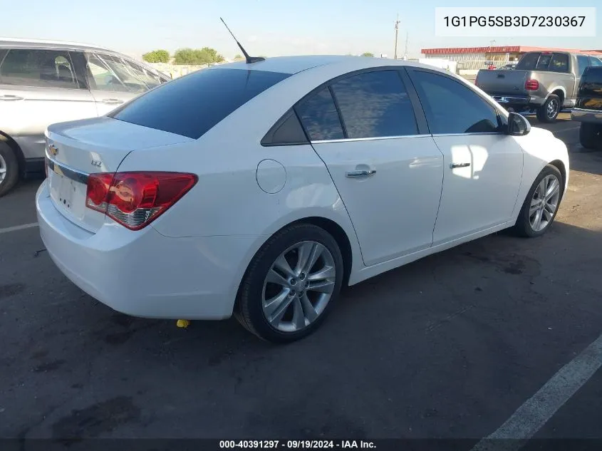 2013 Chevrolet Cruze Ltz VIN: 1G1PG5SB3D7230367 Lot: 40391297