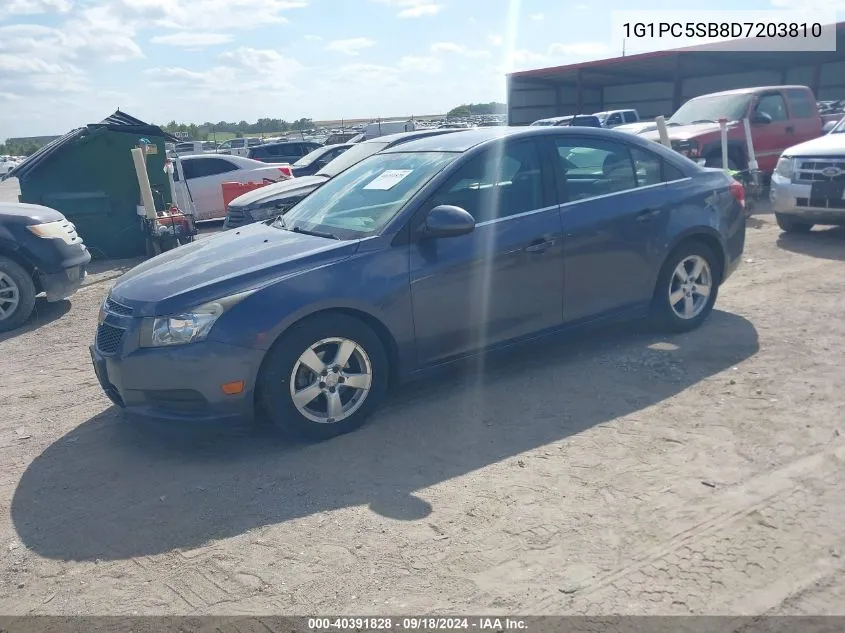 1G1PC5SB8D7203810 2013 Chevrolet Cruze 1Lt Auto