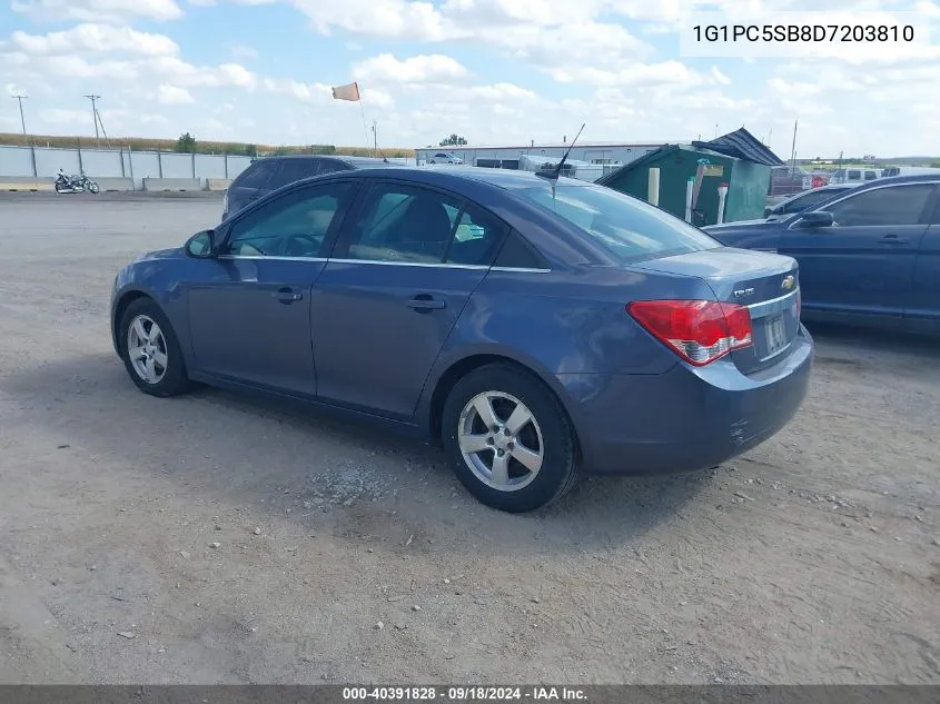 2013 Chevrolet Cruze 1Lt Auto VIN: 1G1PC5SB8D7203810 Lot: 40391828