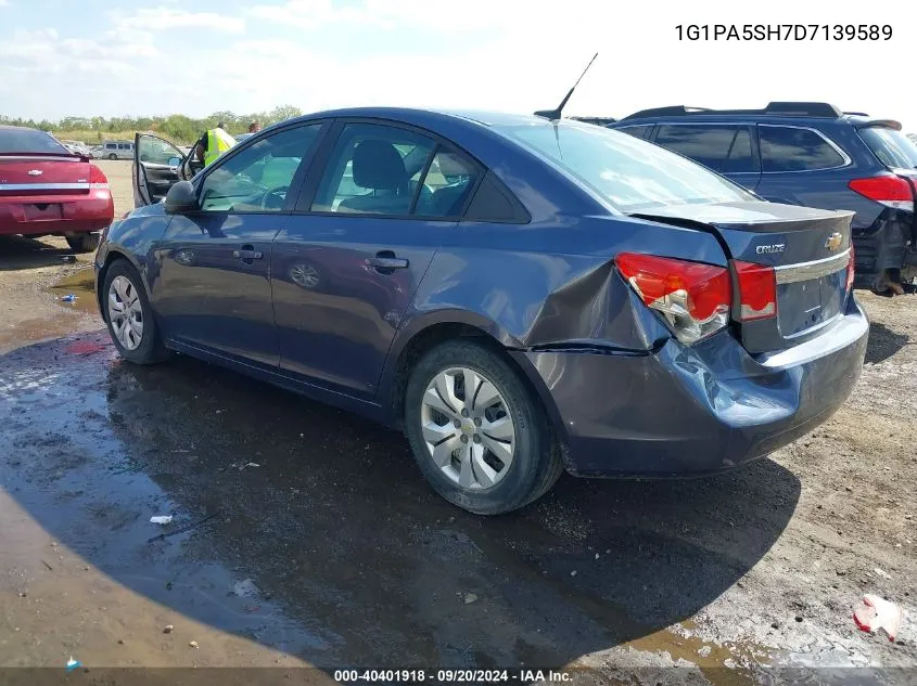 2013 Chevrolet Cruze Ls Auto VIN: 1G1PA5SH7D7139589 Lot: 40401918