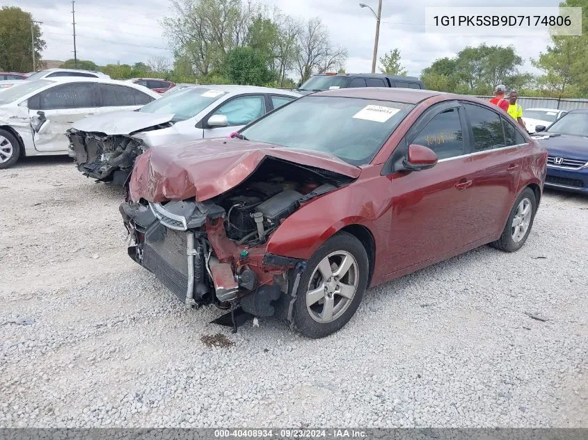 2013 Chevrolet Cruze Lt VIN: 1G1PK5SB9D7174806 Lot: 40408934