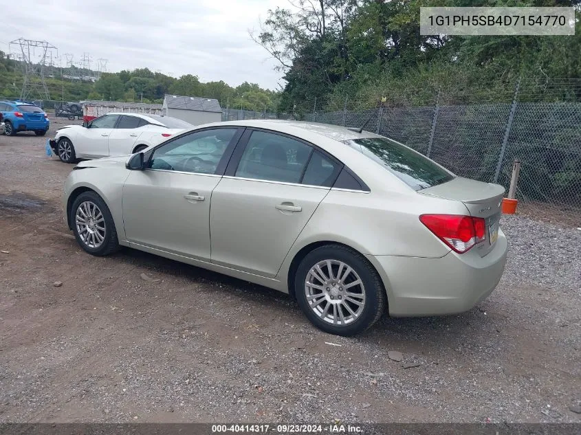 2013 Chevrolet Cruze Eco Auto VIN: 1G1PH5SB4D7154770 Lot: 40414317