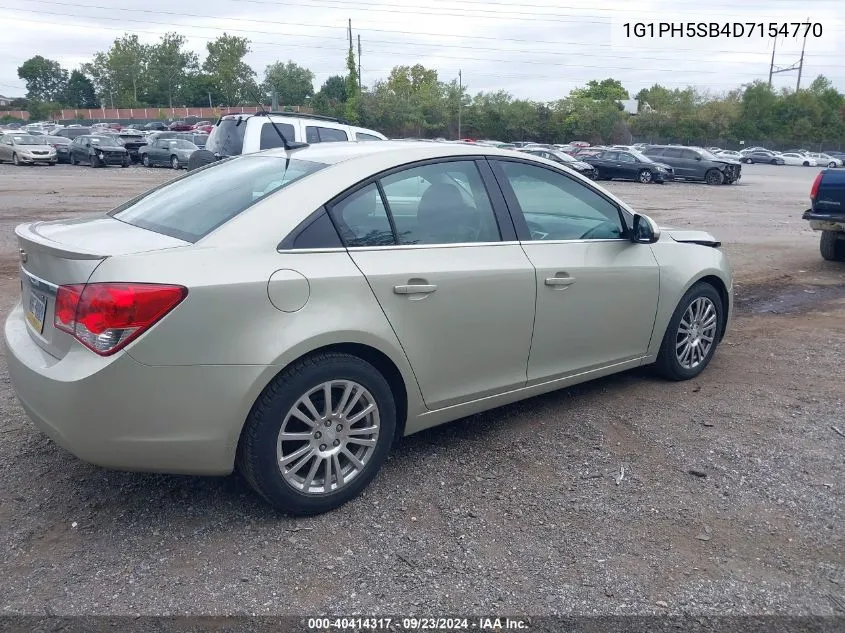 2013 Chevrolet Cruze Eco Auto VIN: 1G1PH5SB4D7154770 Lot: 40414317