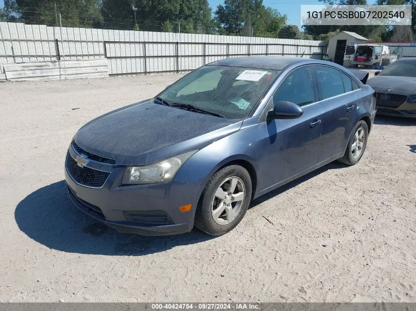 2013 Chevrolet Cruze 1Lt Auto VIN: 1G1PC5SB0D7202540 Lot: 40424754