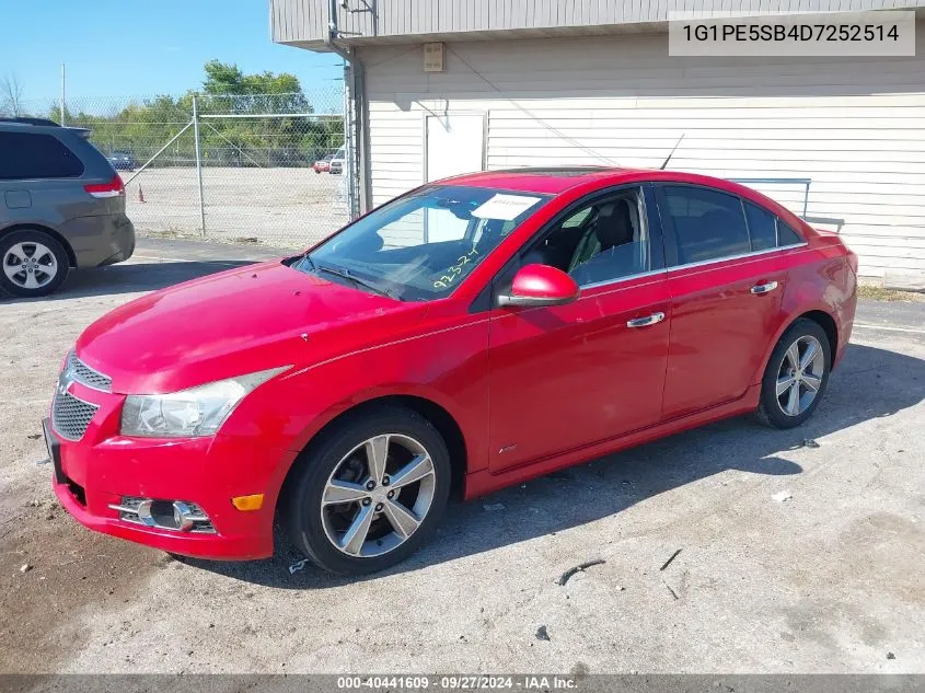 2013 Chevrolet Cruze 2Lt Auto VIN: 1G1PE5SB4D7252514 Lot: 40441609