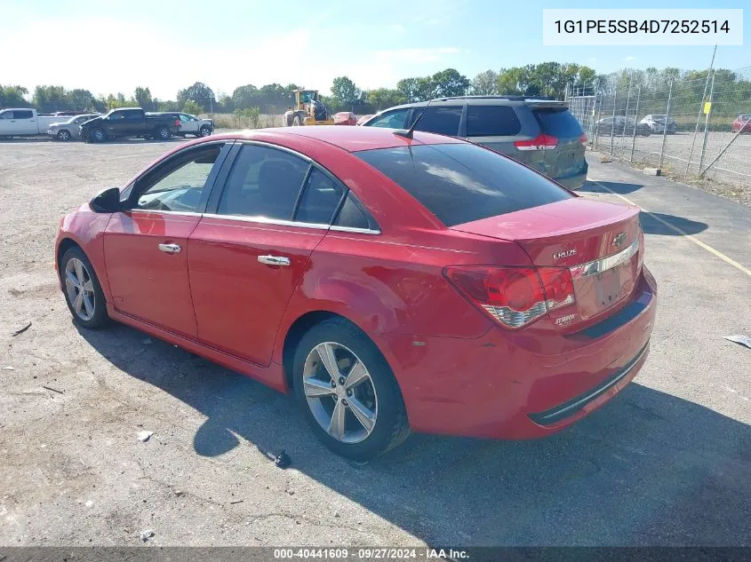 2013 Chevrolet Cruze 2Lt Auto VIN: 1G1PE5SB4D7252514 Lot: 40441609