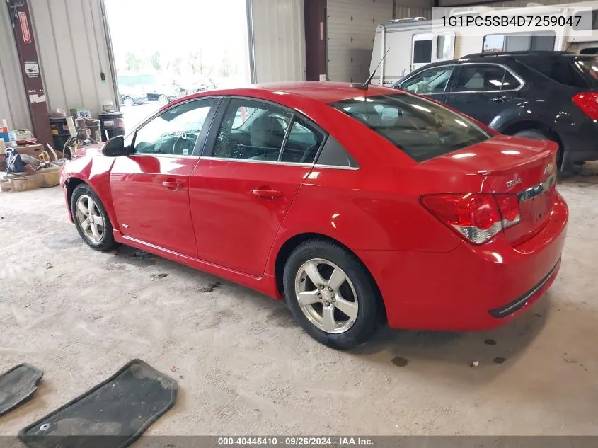 2013 Chevrolet Cruze Lt VIN: 1G1PC5SB4D7259047 Lot: 40445410