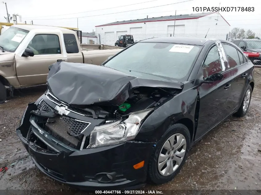 2013 Chevrolet Cruze Ls Auto VIN: 1G1PA5SHXD7178483 Lot: 40447766