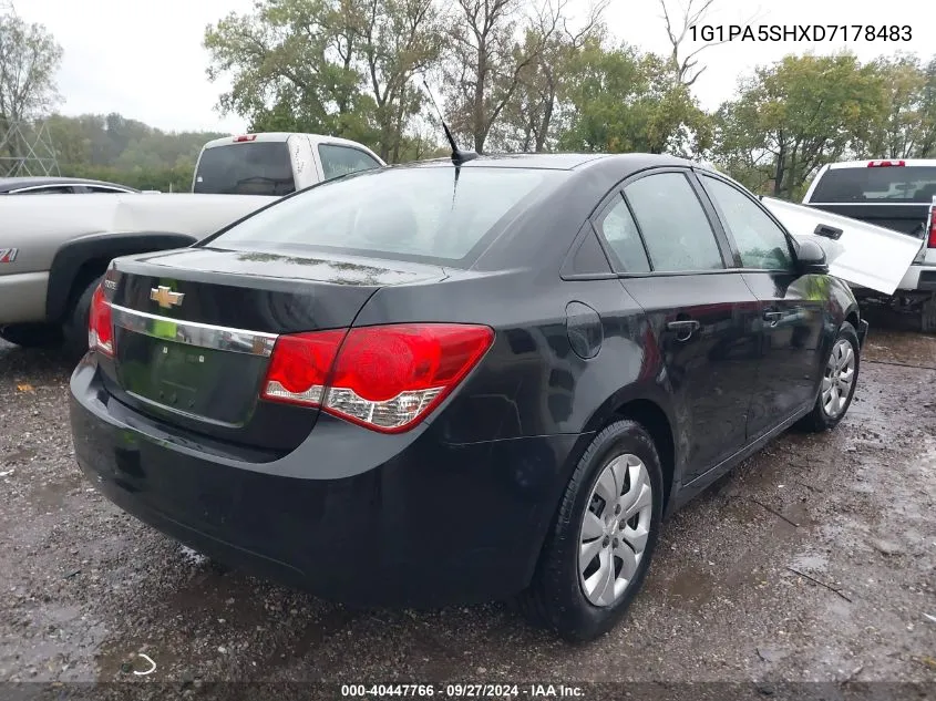 2013 Chevrolet Cruze Ls Auto VIN: 1G1PA5SHXD7178483 Lot: 40447766