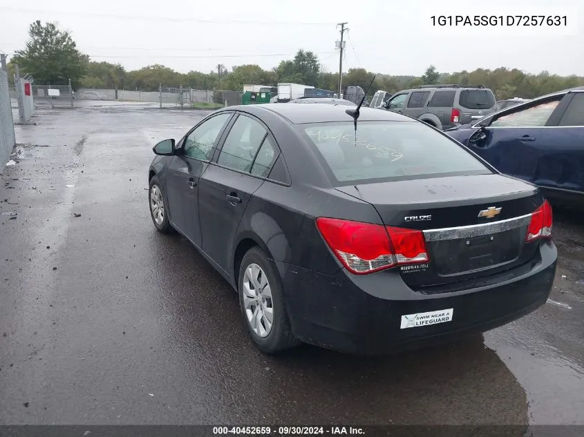 2013 Chevrolet Cruze Ls Auto VIN: 1G1PA5SG1D7257631 Lot: 40452659