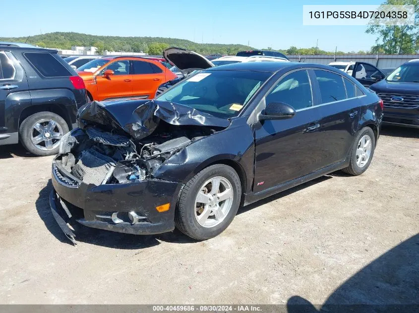 2013 Chevrolet Cruze Ltz VIN: 1G1PG5SB4D7204358 Lot: 40459686