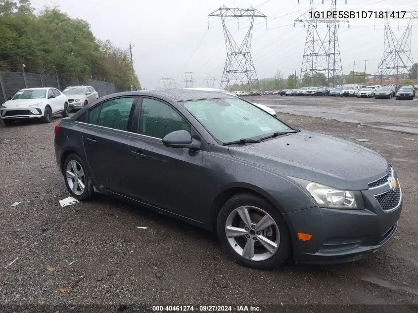 2013 Chevrolet Cruze 2Lt Auto VIN: 1G1PE5SB1D7181417 Lot: 40461274