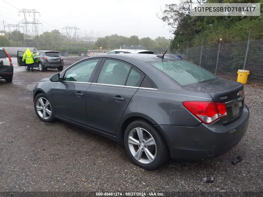 1G1PE5SB1D7181417 2013 Chevrolet Cruze 2Lt Auto