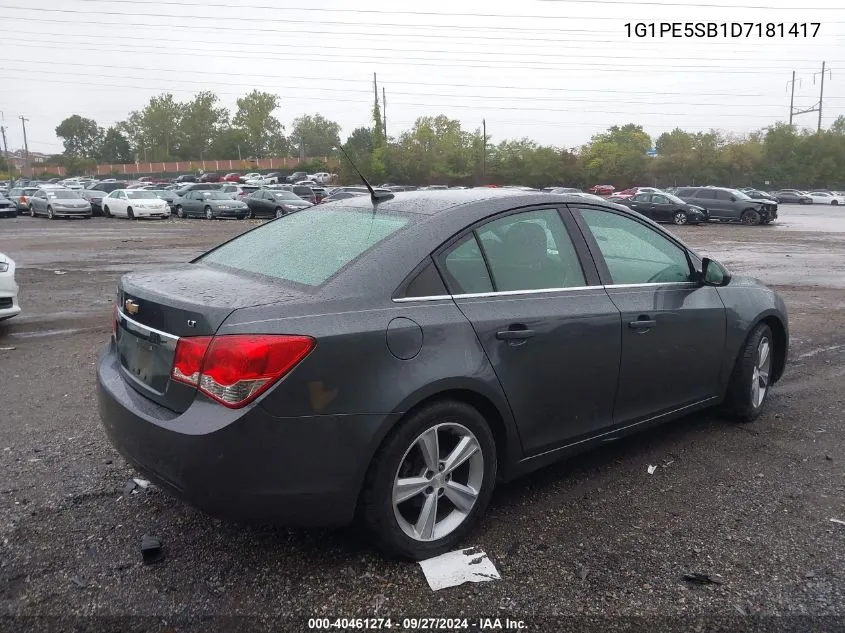 1G1PE5SB1D7181417 2013 Chevrolet Cruze 2Lt Auto