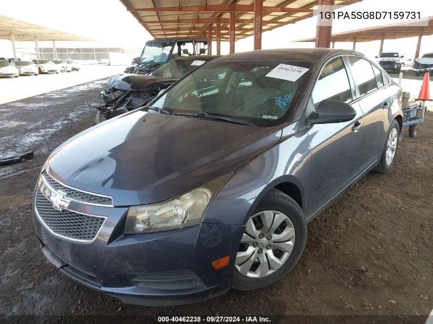 2013 Chevrolet Cruze Ls Auto VIN: 1G1PA5SG8D7159731 Lot: 40462238