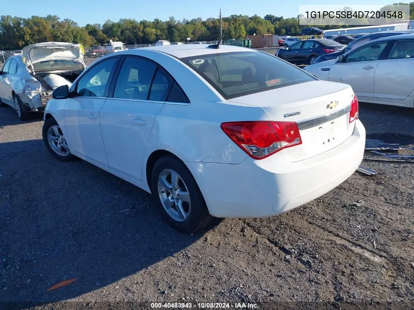 1G1PC5SB4D7204548 2013 Chevrolet Cruze Lt