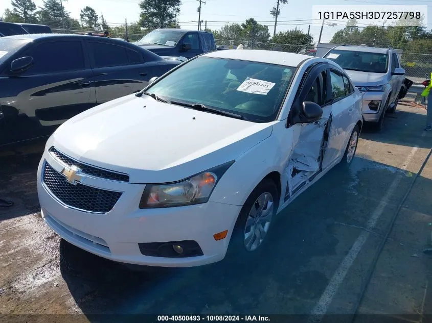 2013 Chevrolet Cruze Ls Auto VIN: 1G1PA5SH3D7257798 Lot: 40500493