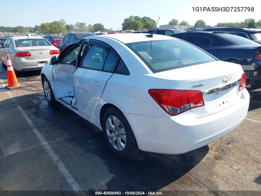 2013 Chevrolet Cruze Ls Auto VIN: 1G1PA5SH3D7257798 Lot: 40500493