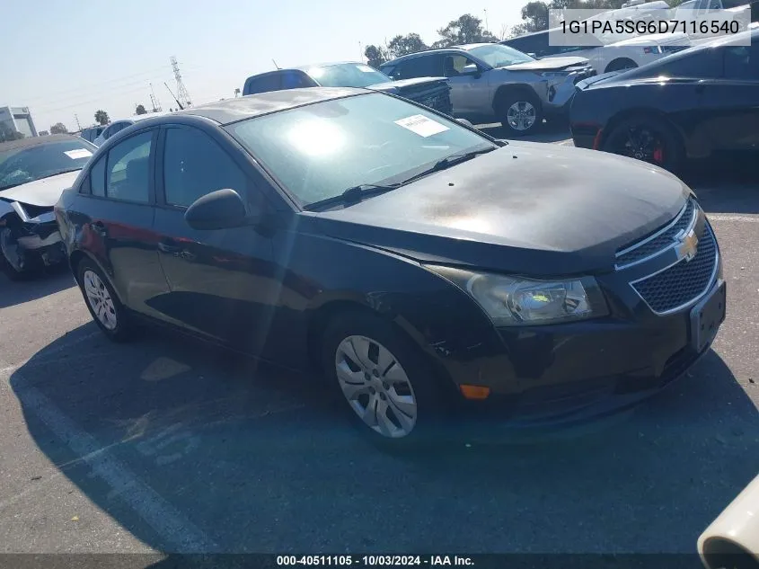 1G1PA5SG6D7116540 2013 Chevrolet Cruze Ls Auto