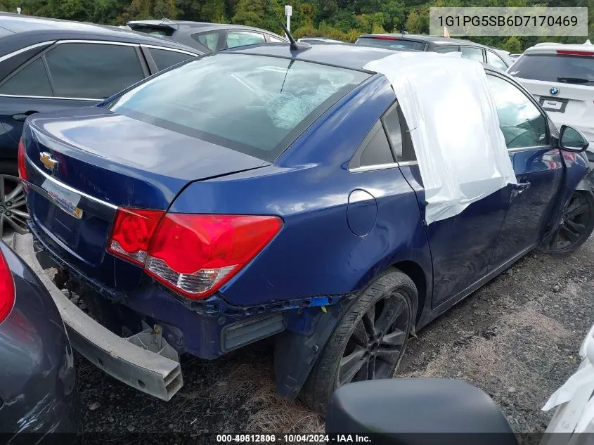 2013 Chevrolet Cruze Ltz VIN: 1G1PG5SB6D7170469 Lot: 40512806