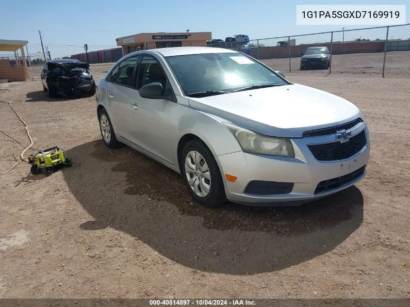 2013 Chevrolet Cruze Ls Auto VIN: 1G1PA5SGXD7169919 Lot: 40514897