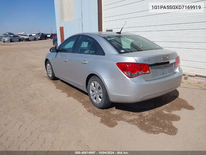 2013 Chevrolet Cruze Ls Auto VIN: 1G1PA5SGXD7169919 Lot: 40514897