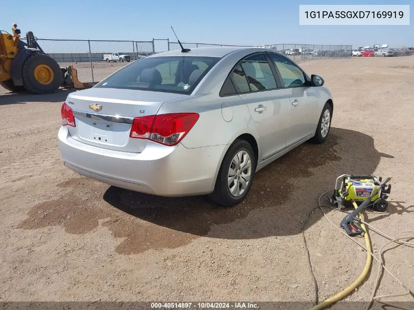 2013 Chevrolet Cruze Ls Auto VIN: 1G1PA5SGXD7169919 Lot: 40514897