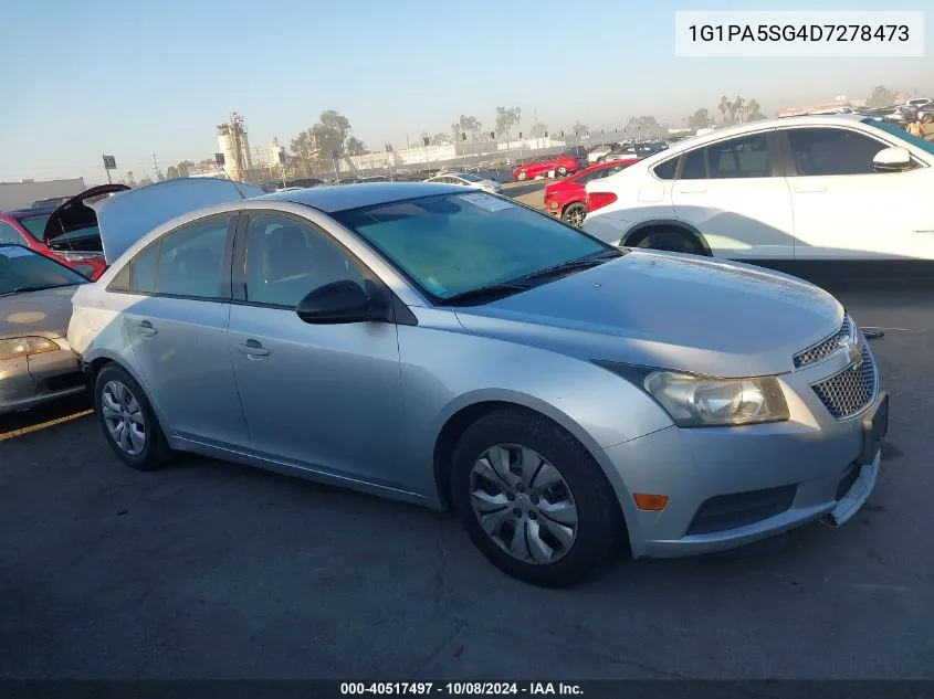 2013 Chevrolet Cruze Ls VIN: 1G1PA5SG4D7278473 Lot: 40517497