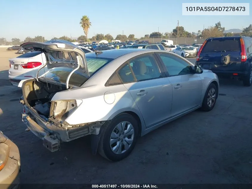 2013 Chevrolet Cruze Ls VIN: 1G1PA5SG4D7278473 Lot: 40517497