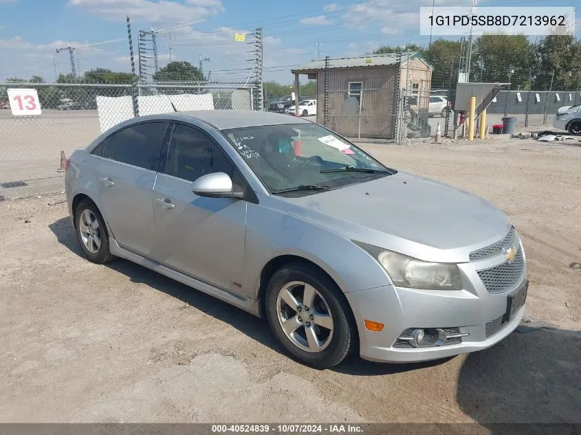 1G1PD5SB8D7213962 2013 Chevrolet Cruze 1Lt Manual