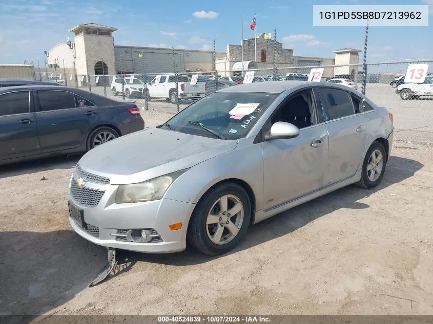 2013 Chevrolet Cruze 1Lt Manual VIN: 1G1PD5SB8D7213962 Lot: 40524839