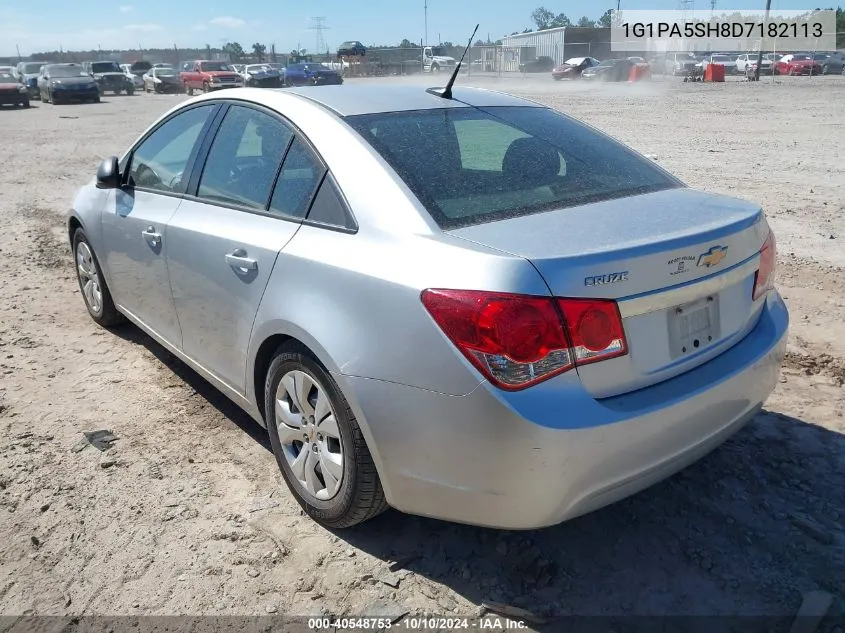 2013 Chevrolet Cruze Ls Auto VIN: 1G1PA5SH8D7182113 Lot: 40548753