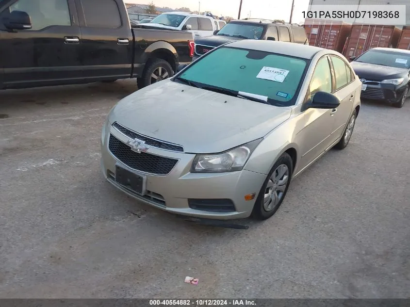 2013 Chevrolet Cruze Ls Auto VIN: 1G1PA5SH0D7198368 Lot: 40554882