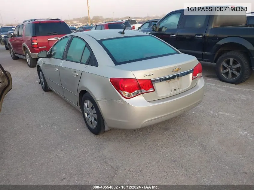 1G1PA5SH0D7198368 2013 Chevrolet Cruze Ls Auto