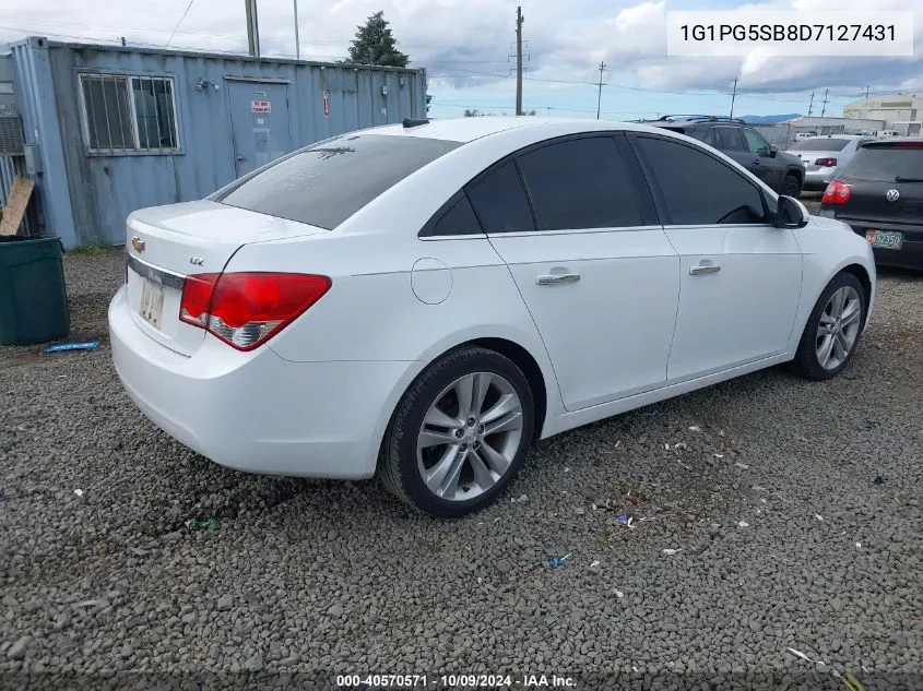 1G1PG5SB8D7127431 2013 Chevrolet Cruze Ltz