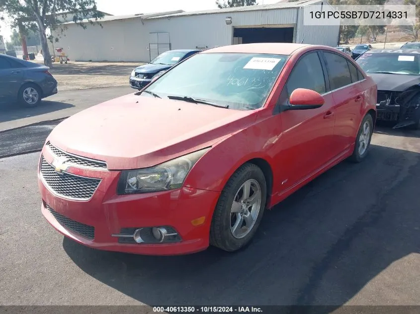 2013 Chevrolet Cruze 1Lt Auto VIN: 1G1PC5SB7D7214331 Lot: 40613350