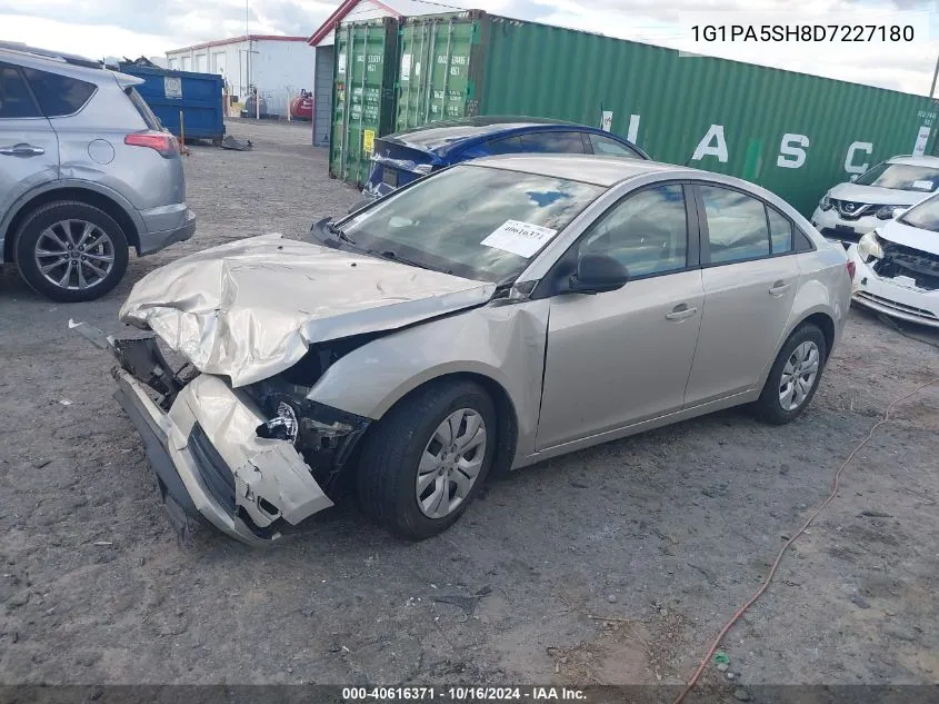 2013 Chevrolet Cruze Ls Auto VIN: 1G1PA5SH8D7227180 Lot: 40616371