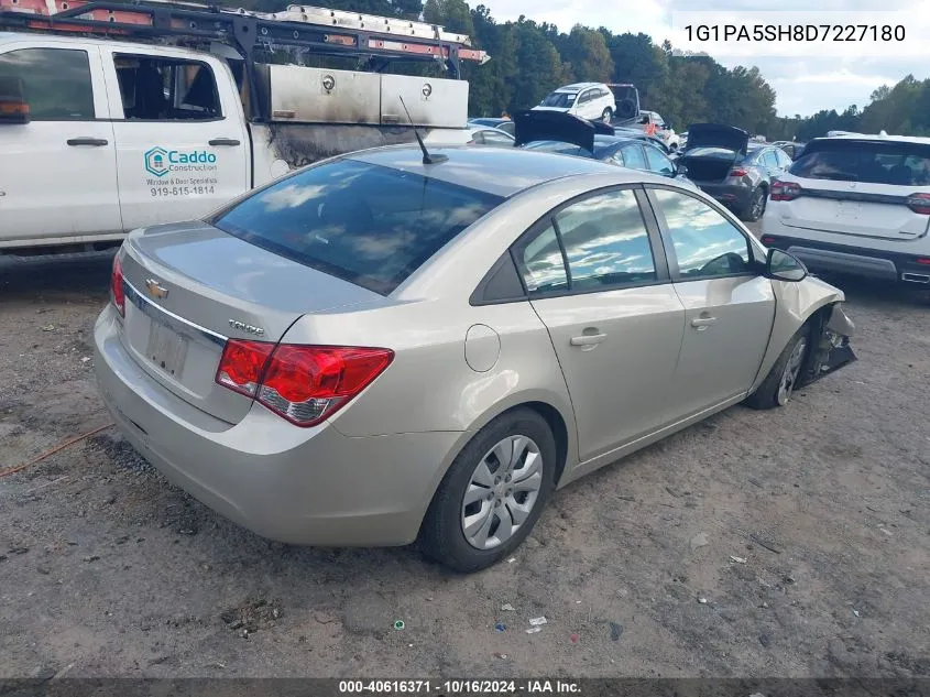 2013 Chevrolet Cruze Ls Auto VIN: 1G1PA5SH8D7227180 Lot: 40616371