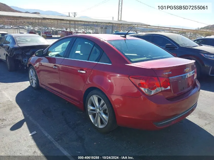 2013 Chevrolet Cruze Ltz VIN: 1G1PG5SB5D7255061 Lot: 40619288