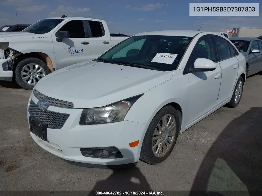 2013 Chevrolet Cruze Eco Auto VIN: 1G1PH5SB3D7307803 Lot: 40642782