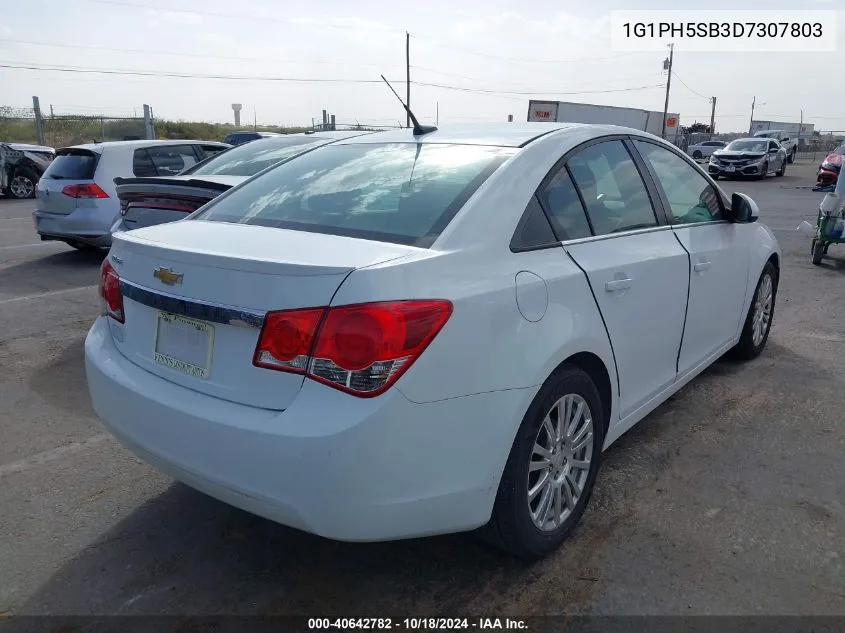 2013 Chevrolet Cruze Eco Auto VIN: 1G1PH5SB3D7307803 Lot: 40642782