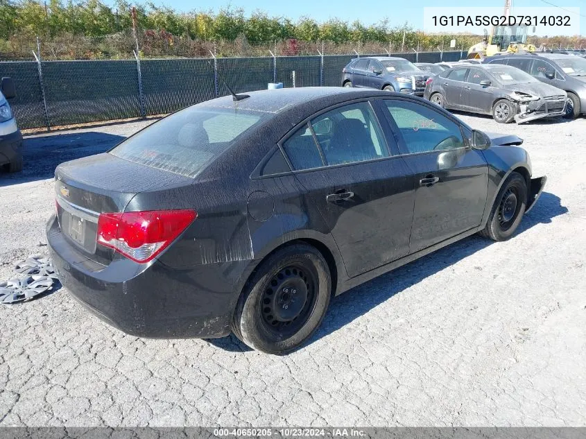 2013 Chevrolet Cruze Ls Auto VIN: 1G1PA5SG2D7314032 Lot: 40650205