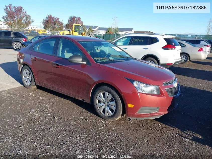 2013 Chevrolet Cruze Ls Auto VIN: 1G1PA5SG9D7182886 Lot: 40693449