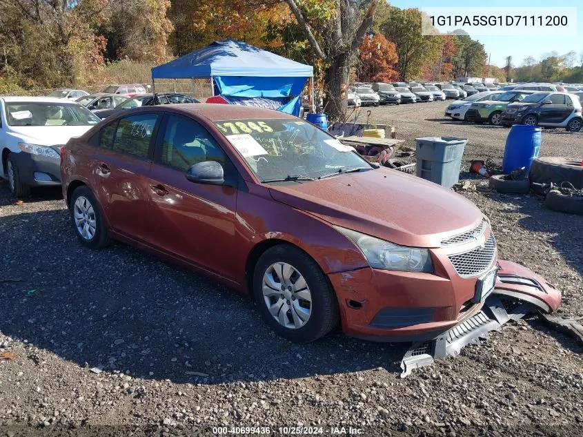 2013 Chevrolet Cruze Ls Auto VIN: 1G1PA5SG1D7111200 Lot: 40699436