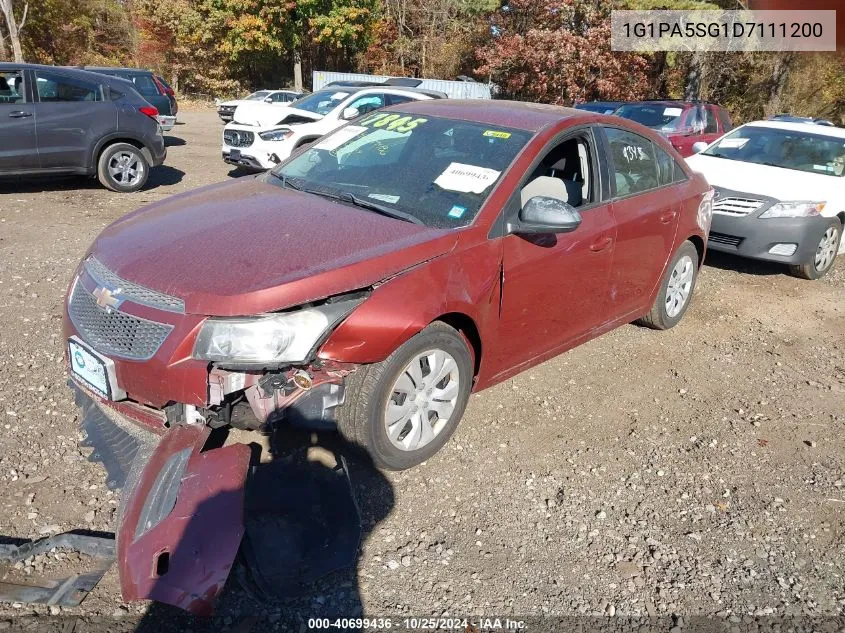 2013 Chevrolet Cruze Ls Auto VIN: 1G1PA5SG1D7111200 Lot: 40699436